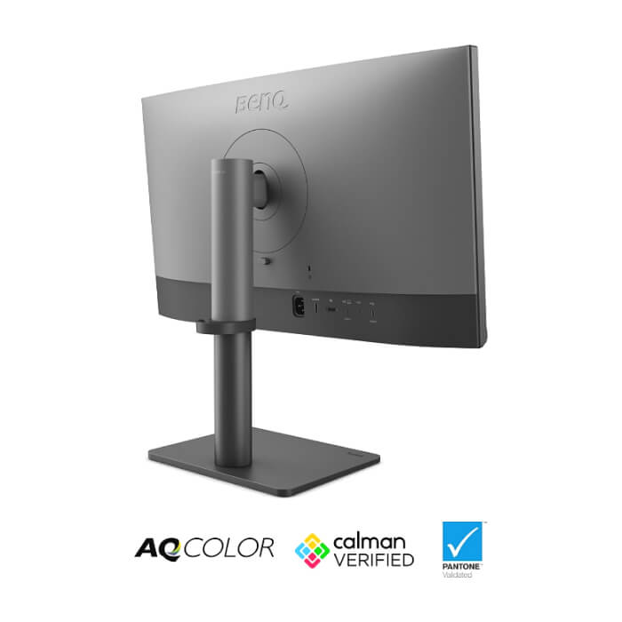 BenQ PD2706QN, 27", 100Hz, 4K IPS, AQCOLOR, Designer, Pantone, Nano Matte Panel, HDR10, 100% sRGB, Card Reader, HDMI (2.0), DP (1.4), USB-C (DP alt. PD 90W), USB Hub, 3.5 Jack, 2x 3W, Pivot, Height adj. 115mm, VESA 100 ID 86267 (тъмнейл - 2)