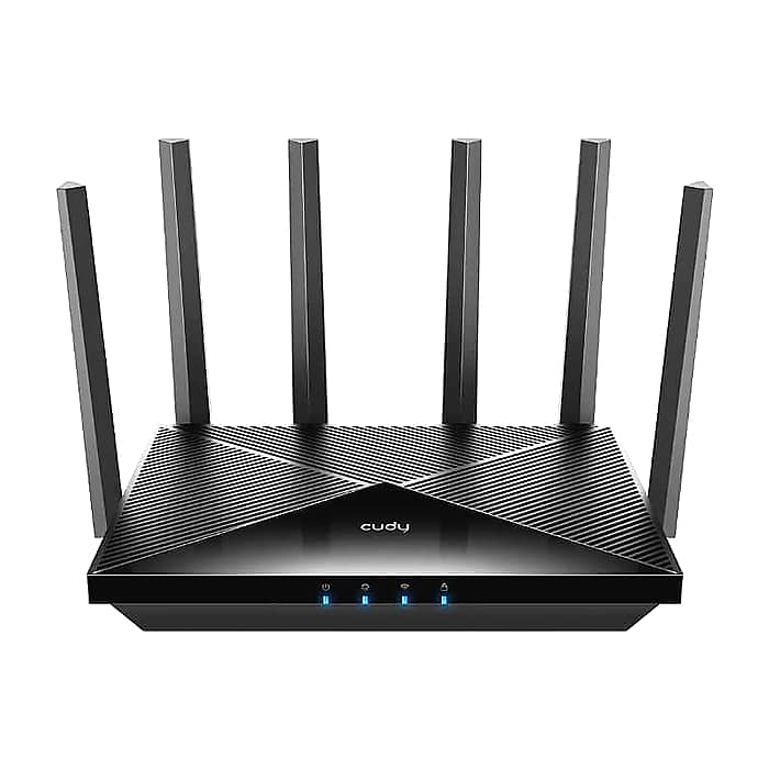 Cudy WR6500H BE6500 2.5G Wi-Fi 7 Router 5764Mbps at 5GHz + 688Mbps at 2.4GHz 4 x 10/100/1000Mbps Ports (тъмнейл - 2)