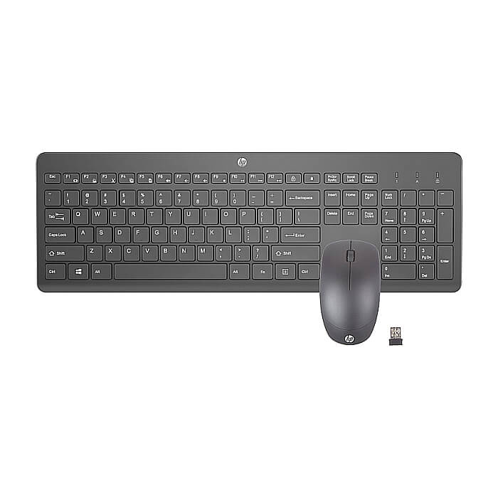HP 230 Wireless Mouse and Keyboard Combo (Black) EURO на супер цена
