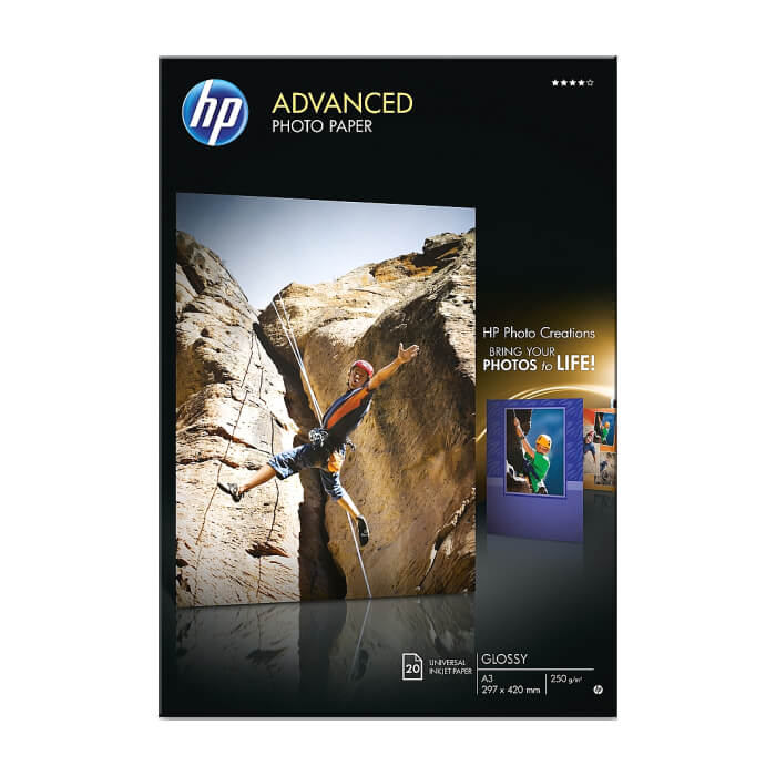 HP Advanced Glossy Photo Paper-20 sht/A3/297 x 420 mm ID 70821 на супер цена