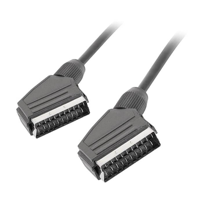 Кабел - Lanberg cable SCART-SCART (EURO-EURO) 1.8m ID 72570