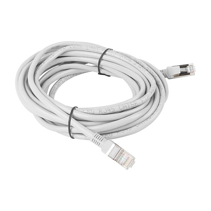 Кабел - Lanberg patch cord CAT.5E FTP 5m, grey ID 72462 (тъмнейл - 2)
