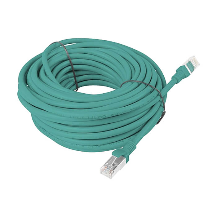 Кабел - Lanberg patch cord CAT.6 FTP 30m, green ID 72368 (тъмнейл - 2)