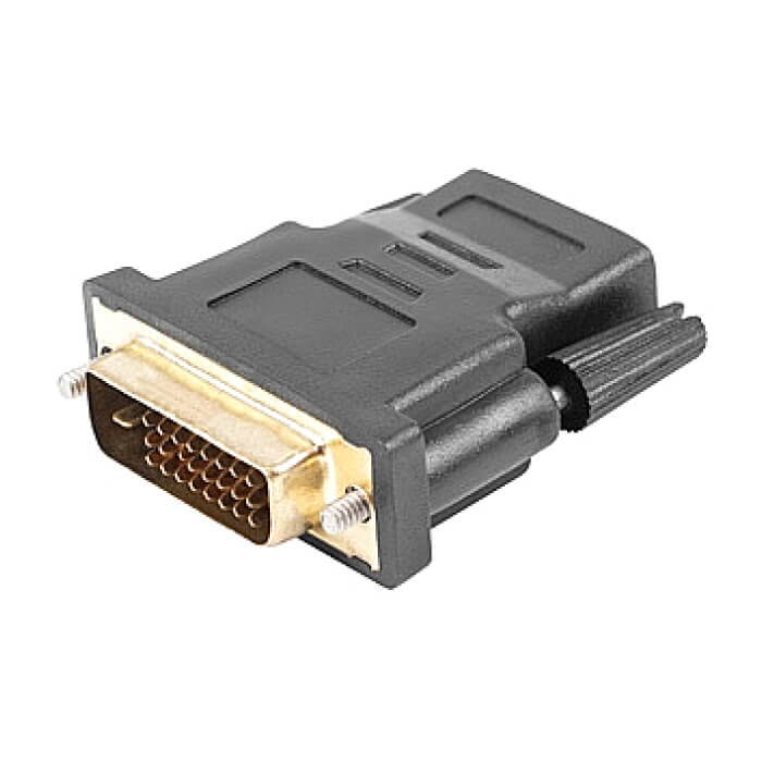 Lanberg adapter HDMI (f) -> DVI-D (m ) (24+1) single link на супер цена от GT Computers Lanberg adapter HDMI (f) -> DVI-D (m ) (24+1) single link на супер цена