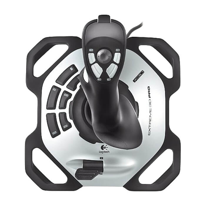 Logitech G Extreme 3D Pro Joystick, Twist Rudder Control, 12 Programmable Buttons, 8-Way Hat Switch ID 74343 на супер цена