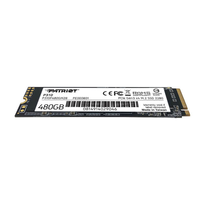 Patriot P310 480GB M.2 2280 PCIE ID 73478 (тъмнейл - 5)