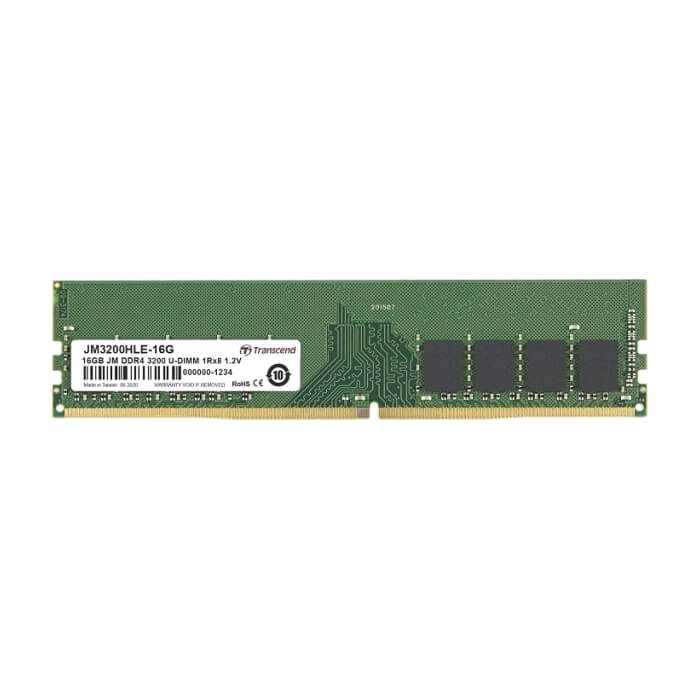 Transcend 16GB JM DDR4 3200Mhz U-DIMM 1Rx8 2Gx8 CL22 1.2V ID 63927 на супер цена