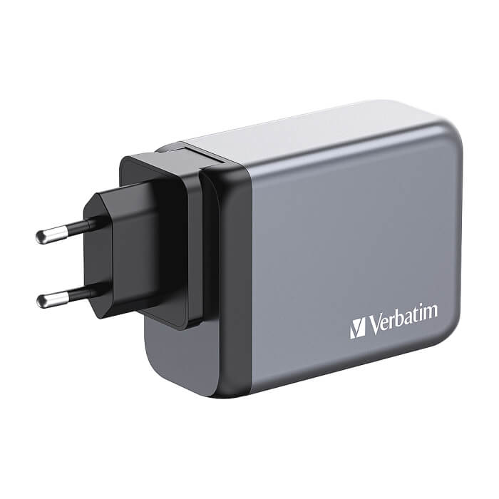 Verbatim GNC-200 GaN Charger 4 Port 200W USB A/C (EU/UK/US) ID 75224 (тъмнейл - 3)