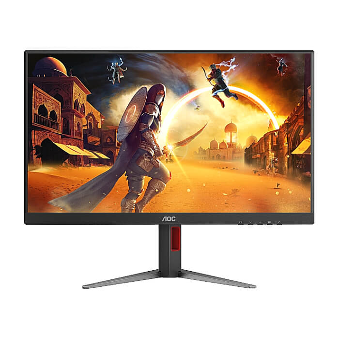 AOC 27G4HA, 27" Fast IPS WLED, 1920x1080@200Hz, 1ms GtG, 0.5ms MPRT, 300cd m/2, 1000:1, 80M:1 DCR, Adaptive Sync, FlickerFree, Low Blue Light, 2Wx2, Tilt, Height Adjust, Pivot, Swivel, 2xHDMI, DP ID 89130 (тъмнейл - 2)