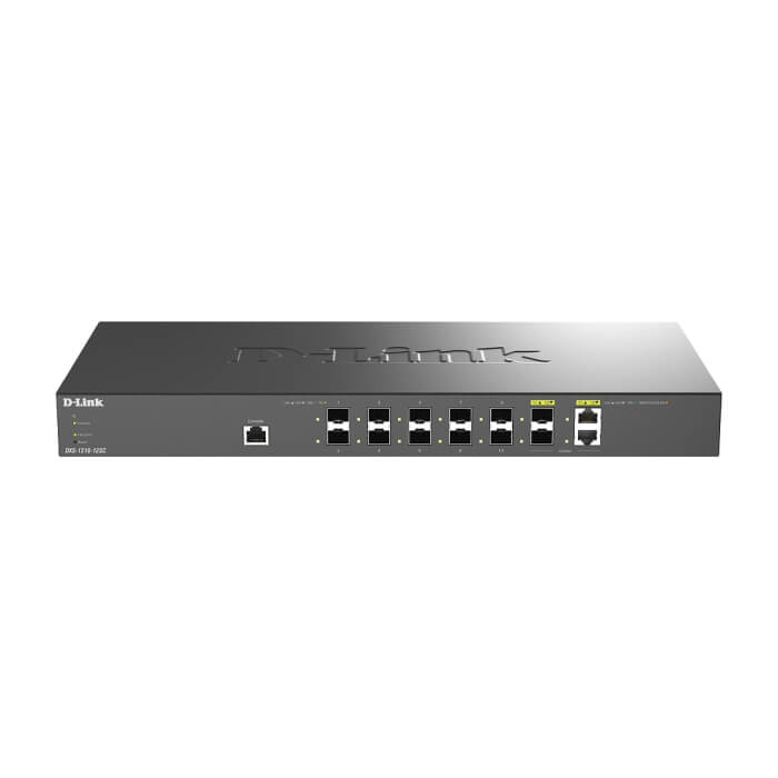 D-Link 12 Port Smart Managed Switch including 10x10 SFP+ ports & 2 x Combo 10GBase-T/SFP+ uplink ports на супер цена