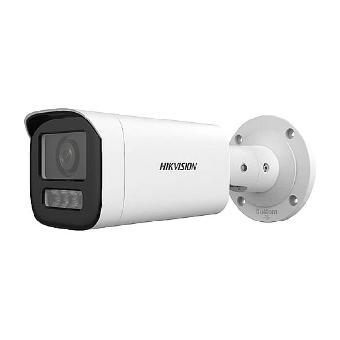 HikVision 4 MP Dual Light MD 2.0 Varifocal Bullet Network Camera, 2.8 to 12 mm, F1.6, IR, White Light up to 50m, H.265+, IP67, built-in microphone, built-in memory card slot (up to 512 GB), 12Vdc/PoE 12.9W ID 82250 (тъмнейл - 2)