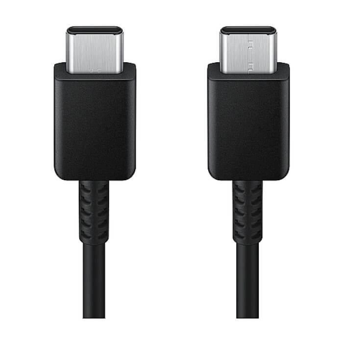 Кабел - Samsung Cable USB-C to USB-C 1.8m (3A) Black ID 72111 (тъмнейл - 2)