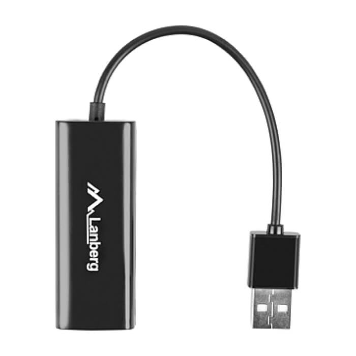 Lanberg LAN adapter card USB 2.0 1x RJ45 100MB on cable на супер цена от GT Computers Lanberg LAN adapter card USB 2.0 1x RJ45 100MB on cable на супер цена