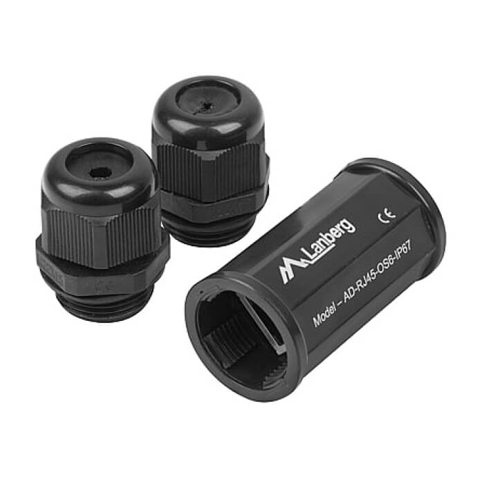 Lanberg RJ-45 inline coupler IP67 CAT.6 FTP waterproof ID 72048 на супер цена от GT Computers Lanberg RJ-45 inline coupler IP67 CAT.6 FTP waterproof ID 72048 на супер цена