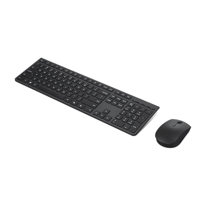 Lenovo Professional Wireless Rechargeable Combo Keyboard and Mouse-Bulgarian (тъмнейл - 3)