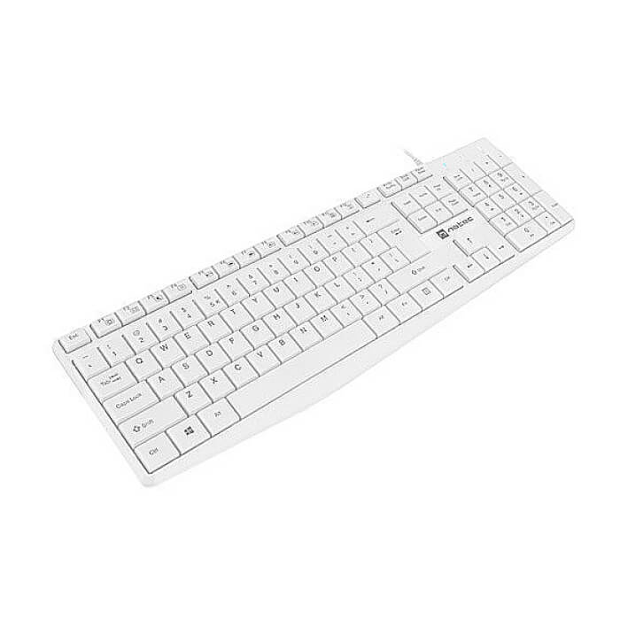 Natec Keyboard Nautilus US Layout White (тъмнейл - 2)