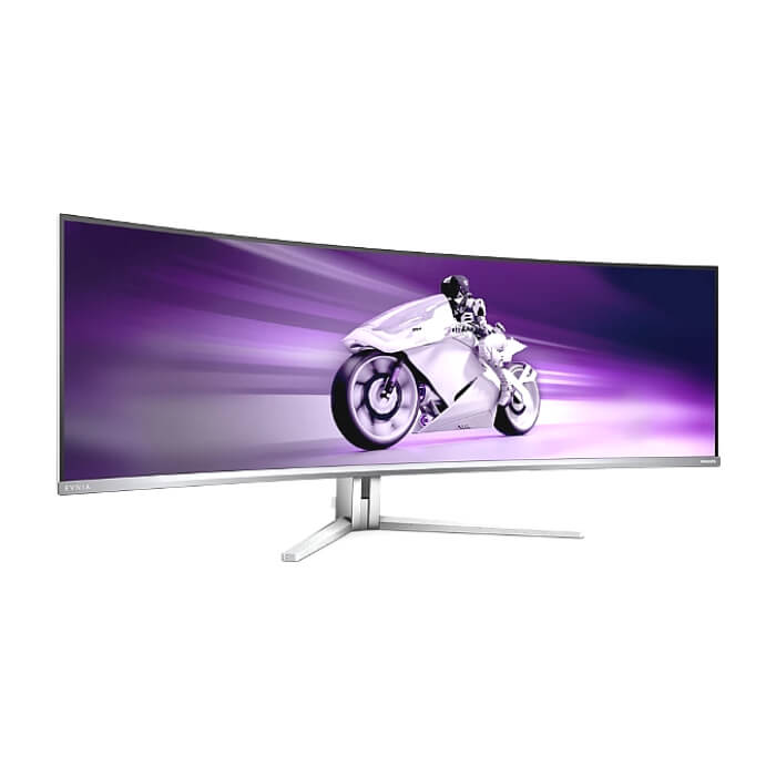 Philips 49M2C8900L, 48.9" QD-OLED Curved 1800R, 5120x1440@144Hz, 0.03 GtG, 1000cd m/2, 1.000.000:1, Mega Infinity DCR, Adaptive Sync, FlickerFree, Blue Light Soft., 7.5Wx4+DTS, Tilt, Height Adjust, Swivel, 2xHDMI, DP, USB hub ID 84363 (тъмнейл - 3)