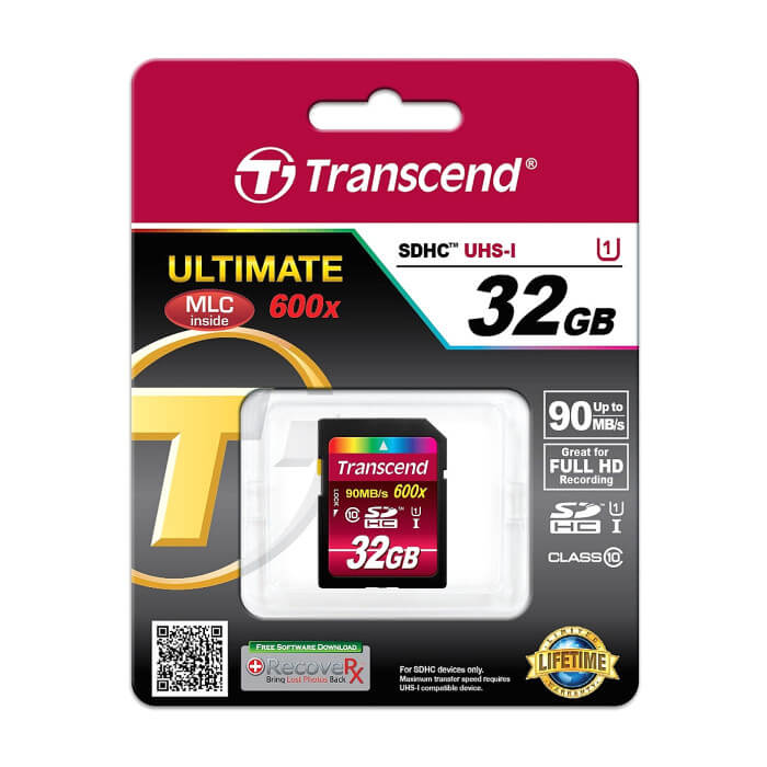 Transcend 32GB SDHC UHS-I Ultimate (Class10) ID 74045 (тъмнейл - 2)