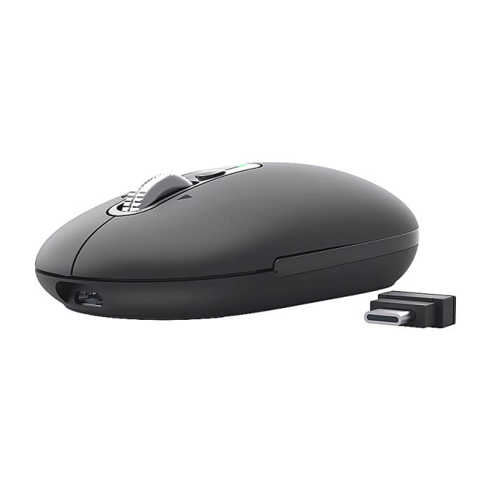 TRUST Seron Slim Multi-Wireless Hyperscroll Mouse Black (тъмнейл - 4)