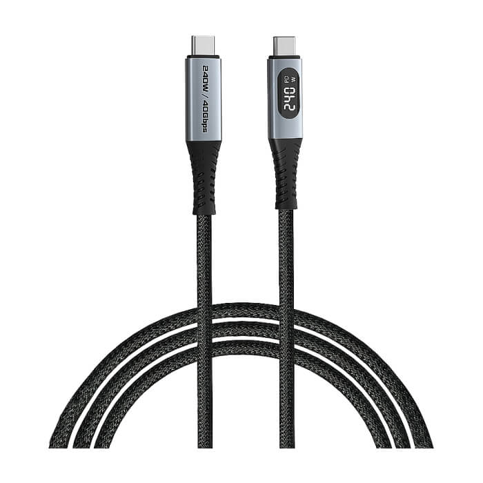 Verbatim Sync & Charge USB-C to USB-C 240W 40 Gbps Display 120 cm ID 85354 на супер цена от GT Computers Verbatim Sync & Charge USB-C to USB-C 240W 40 Gbps Display 120 cm ID 85354 на супер цена