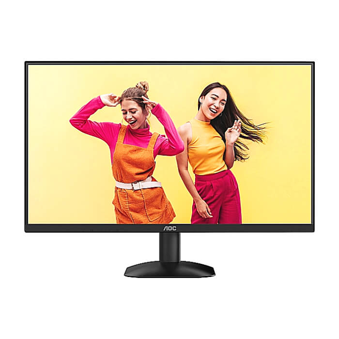 AOC Q27B35E, 27" IPS WLED, 2560x1440@75Hz, 4ms GtG, 1ms MPRT, 300cd m/2, 1500:1, 20M:1 DCR, Adaptive Sync, FlickerFree, Low Blue Light, Tilt, HDMI, DP ID 91915 (тъмнейл - 2)
