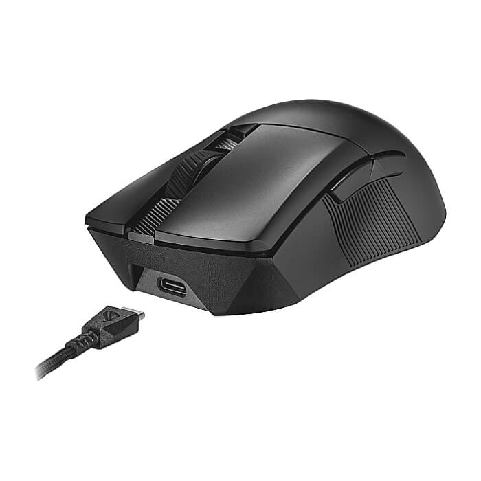 Asus ROG Gladius III Wireless AimPoint Gaming Mouse, Connectivity (2.4GHz RF, Bluetooth, Wired), 36000 DPI sensor, 6 programmable buttons, ROG SpeedNova, Replaceable switches, Para (тъмнейл - 4)