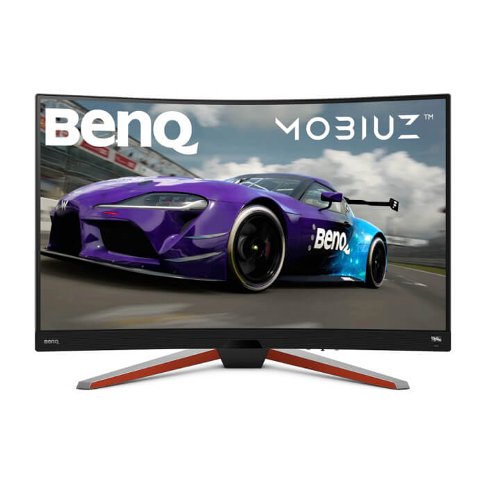 BenQ MOBIUZ 2K EX3210R, 31.5'' VA, 165Hz, 1ms, 2560x1440 QHD, 16:9 Curved Gaming, FreeSync Pro, P3 90%, sRGB, Flicker-free, Light Tuner,HDR 400,HDRi, B.I.+,LBL, Black eQu ID 65276 (тъмнейл - 2)