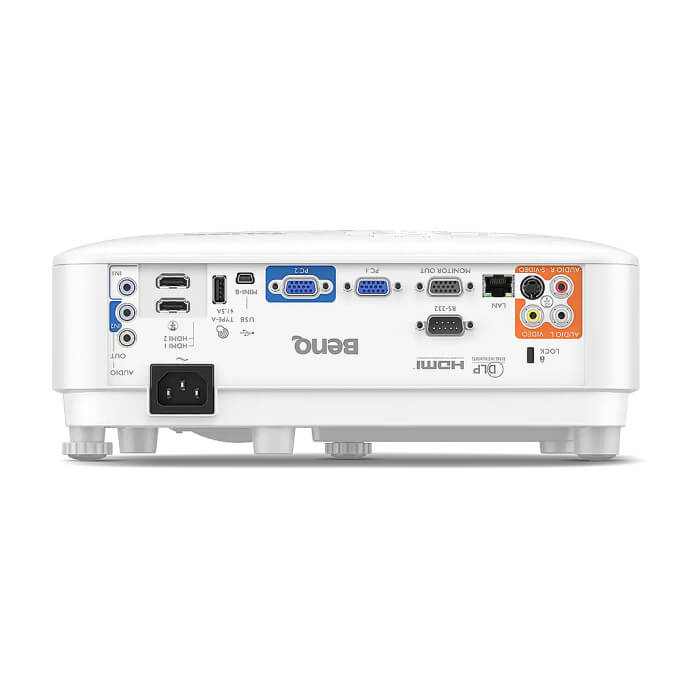 BenQ MW826STH, Short Throw, 87"@1m, WXGA 1280x800, 3500 AL, 20000:1, VGA, RCA, S-Video, 2xHDMI, Audio In/Out, Speaker 10W, USB (Type A) x1, LAN (RJ45) x1, IEC62368, Optional interactive kit(PW02/PT12) ID 65834 (тъмнейл - 3)