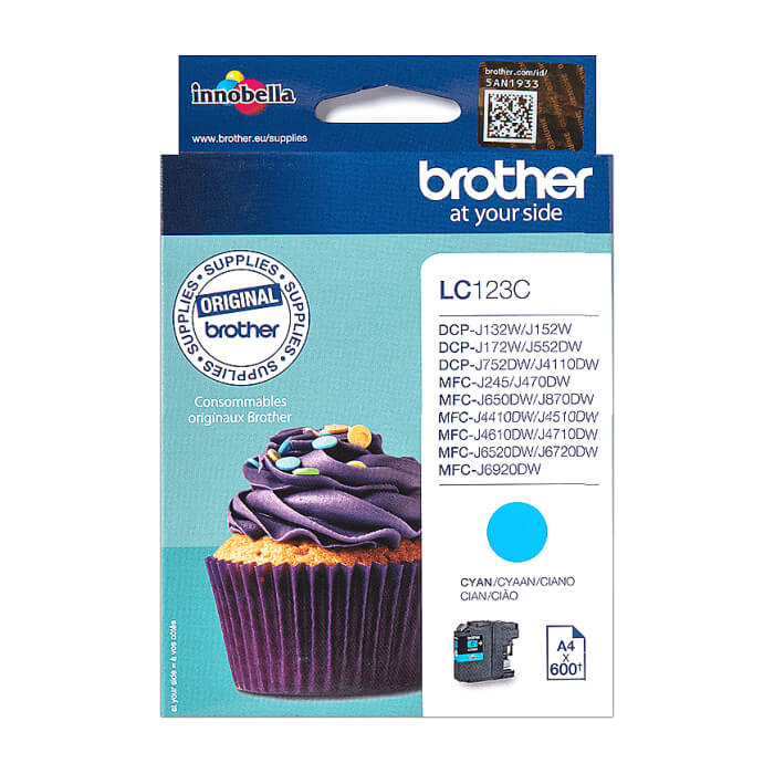Brother LC-123 Cyan Ink Cartridge for MFC-J4510DW ID 69997 на супер цена