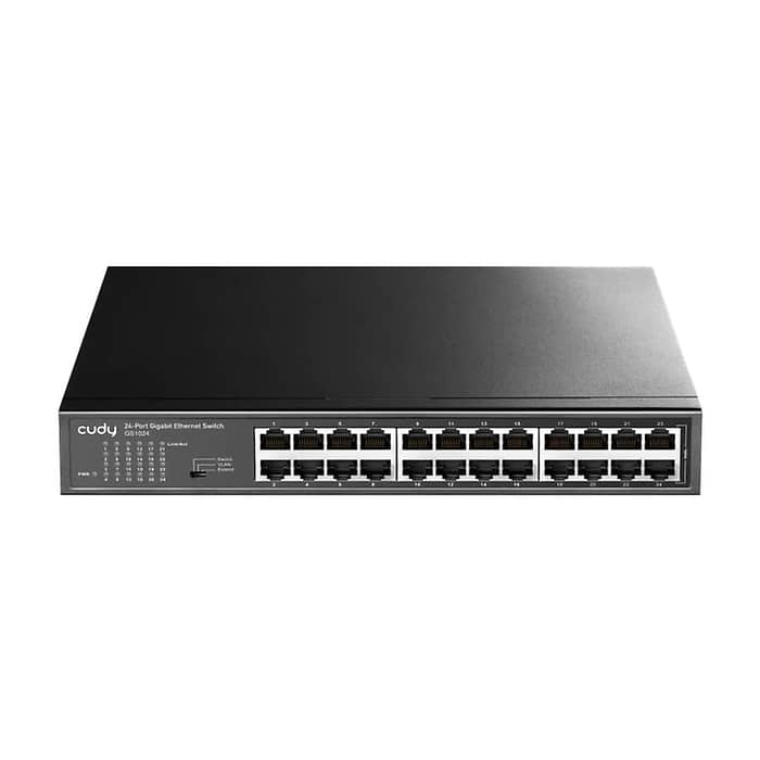 Cudy GS1024 24-Port Gigabit Metal Switch, 24 Gigabit RJ45 Ports, Rack-mountable Steel Case на супер цена от GT Computers Cudy GS1024 24-Port Gigabit Metal Switch, 24 Gigabit RJ45 Ports, Rack-mountable Steel Case на супер цена