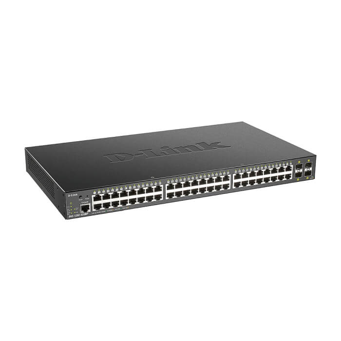D-Link 48-port Gigabit Smart Managed Switch with 4x 10G SFP+ ports, 370Watts (тъмнейл - 2)