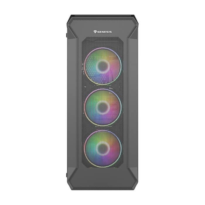 Genesis Gaming PC Case IRID 505 ARGB V2 Midi Tower Window Black ID 63632 (тъмнейл - 4)