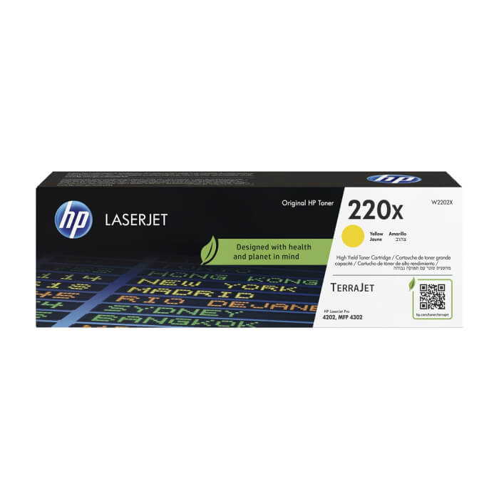 HP 220X Yellow Original LaserJet Toner Cartridge ID 68852 на супер цена