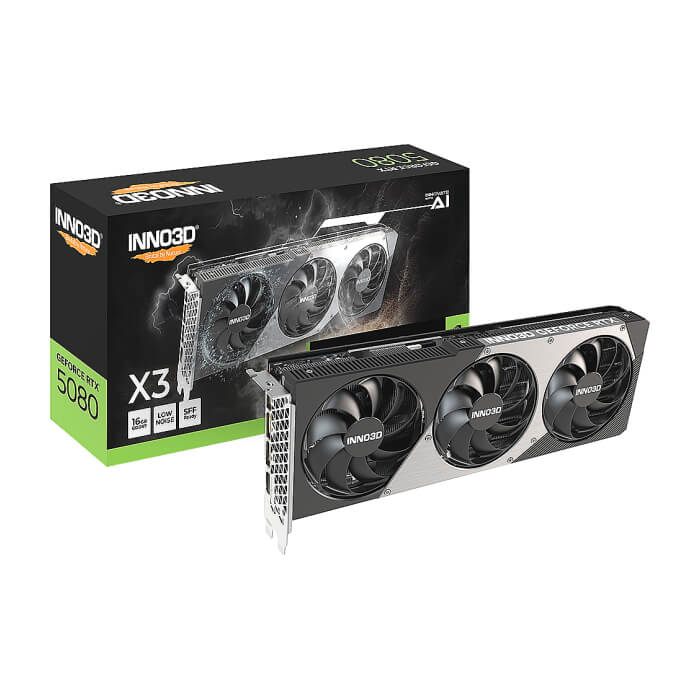 Inno3D GeForce RTX 5080 16GB GDDR7 X3 ID 84184 (тъмнейл - 2)