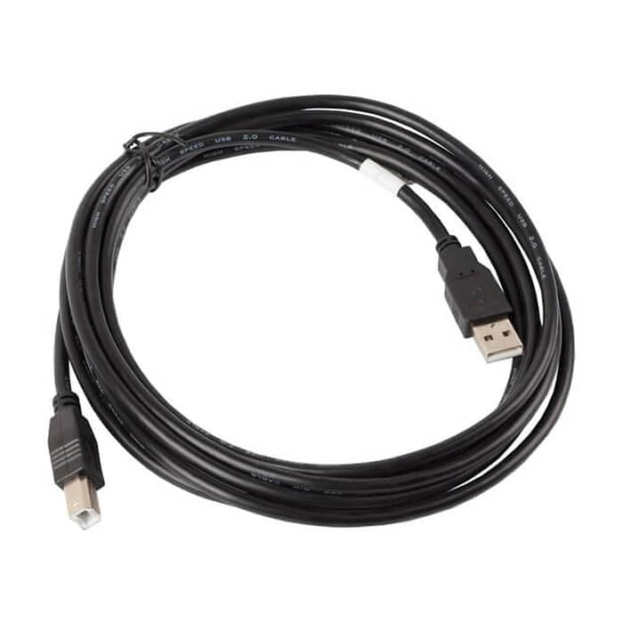 Кабел - Lanberg USB-A (M) -> USB-B (M) 2.0 cable 3m, black ID 72667 (тъмнейл - 2)
