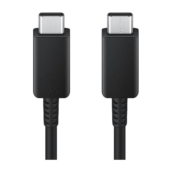 Кабел - Samsung Cable USB-C to USB-C 1.8m (5A) Black ID 72110 (тъмнейл - 2)