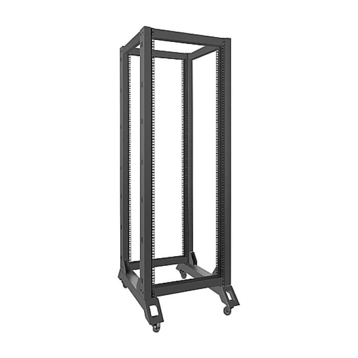 Lanberg open rack 32U 600x800, black ID 71905 (тъмнейл - 2)