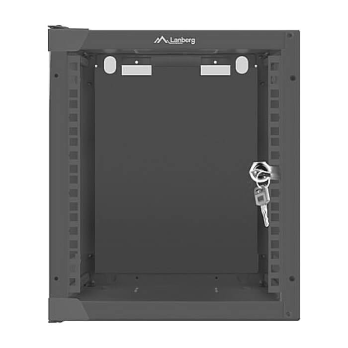 Lanberg rack cabinet 10” wall-mount 6U / 280x310 for self-assembly (flat pack), black ID 71860 на супер цена от GT Computers Lanberg rack cabinet 10” wall-mount 6U / 280x310 for self-assembly (flat pack), black ID 71860 на супер цена