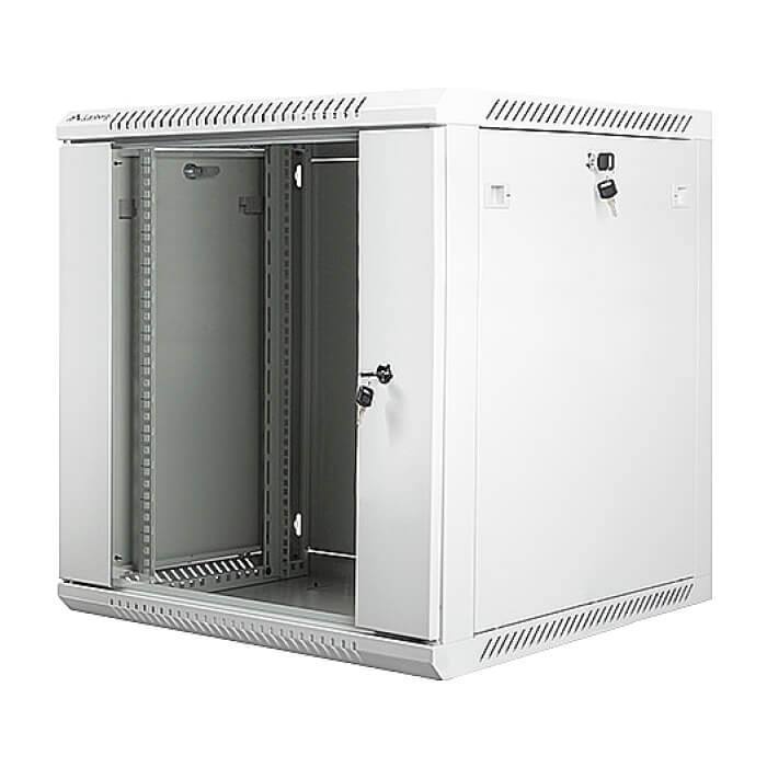 Lanberg rack cabinet 19” wall-mount 12U / 600x600 for self-assembly (flat pack), grey ID 71880 (тъмнейл - 3)