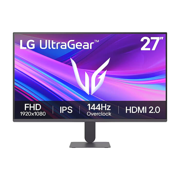 LG 27G411A-B, UltraGear 23.8" IPS, AG, 1ms MBR, 144Hz, 5ms GtG, 1500:1, 250cd/m2, Full HD 1920x1080, sRGB 99%, HDR10, NVIDIA G-SYNC, AMD FreeSync, HDMI, DisplayPort, LG Switch ID 93071