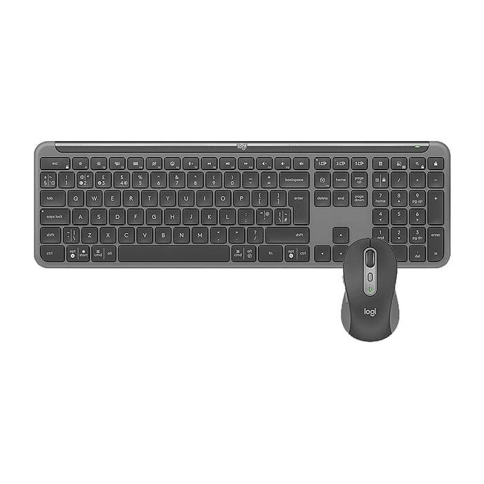 Logitech Signature Slim Combo MK950 - USINTL Graphite на супер цена