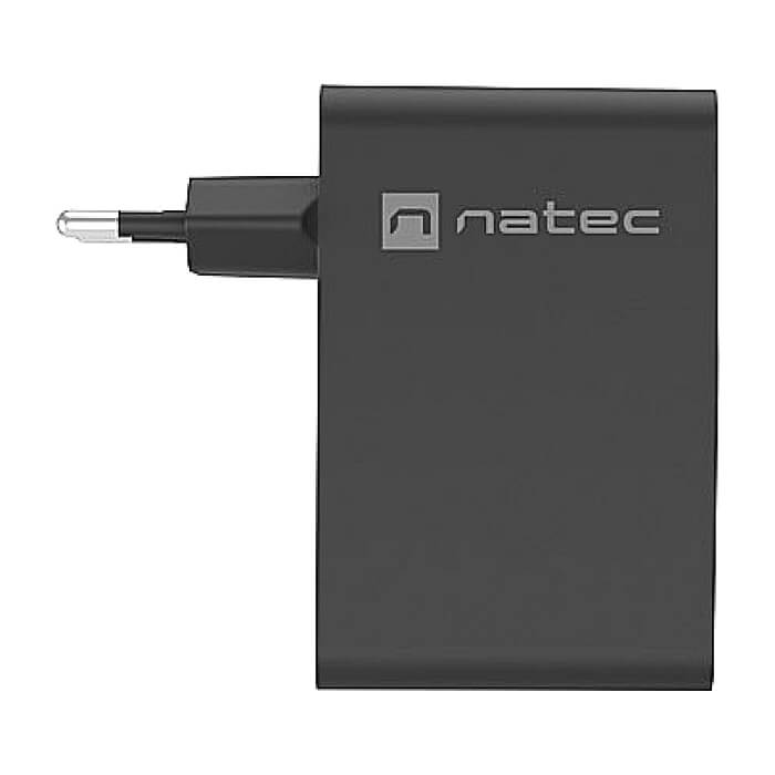 Natec USB Charger Ribera 3X USB-C + 1x USB-A 100W, Black (тъмнейл - 5)