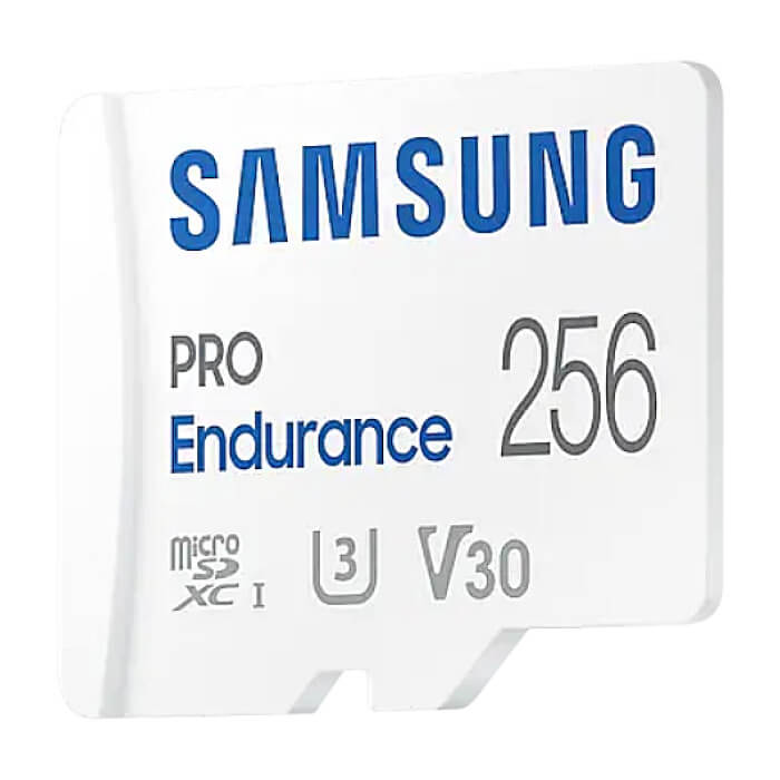 Samsung 256 GB micro SD PRO Endurance, Adapter, Class10, Waterproof, Magnet-proof, Temperature-proof, X-ray-proof, Read 100 MB/s - Write 40 MB/s ID 74076 (тъмнейл - 2)