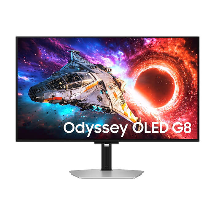 Samsung 32'' LS32HG800SU Odyssey OLED G8 4K 3840x2160 0.03ms 240Hz Glare Free DP 2.1 (UHBR20) & USB-C (98W) Silver ID 98854 на супер цена