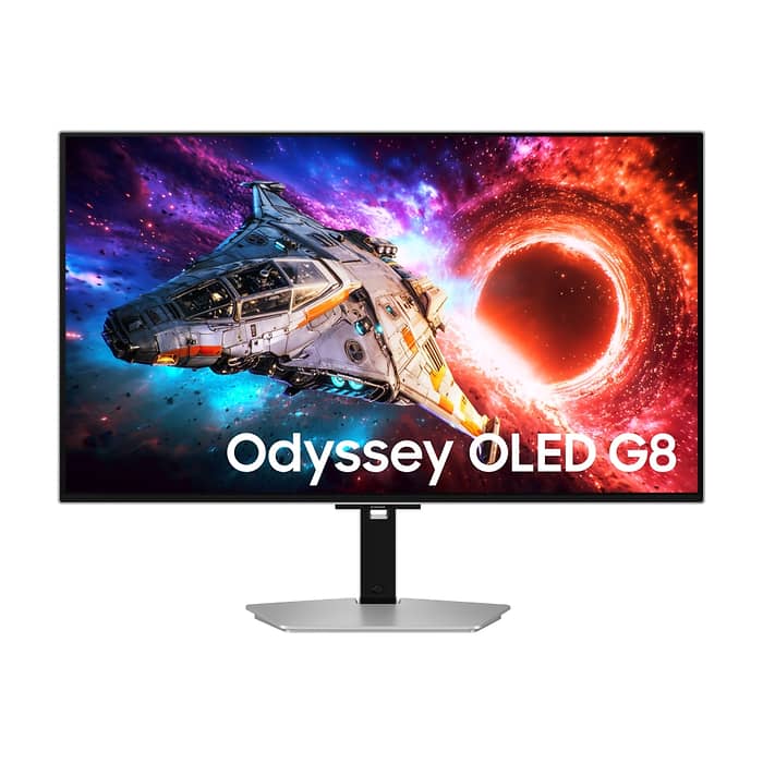 Samsung 32'' LS32HG800SU Odyssey OLED G8 4K 3840x2160 0.03ms 240Hz Glare Free DP 2.1 (UHBR20) & USB-C (98W) Silver + Logitech G102 Mouse, Lightsync RGB, 8000 DPI, 6 Programmable Buttons, Black на супер цена