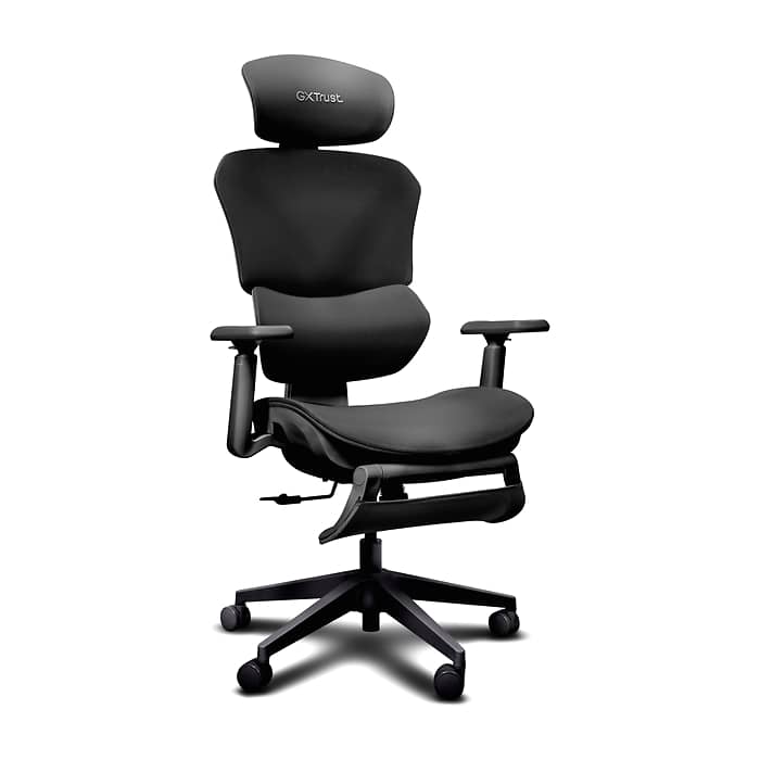 TRUST GXT725 Rivara Ergonomic Mesh Gaming Chair Black (тъмнейл - 2)