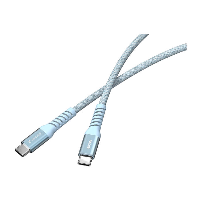 Verbatim Sync & Charge USB-C to USB-C 100W Magnetic 120 cm - Blue ID 84961 (тъмнейл - 3)