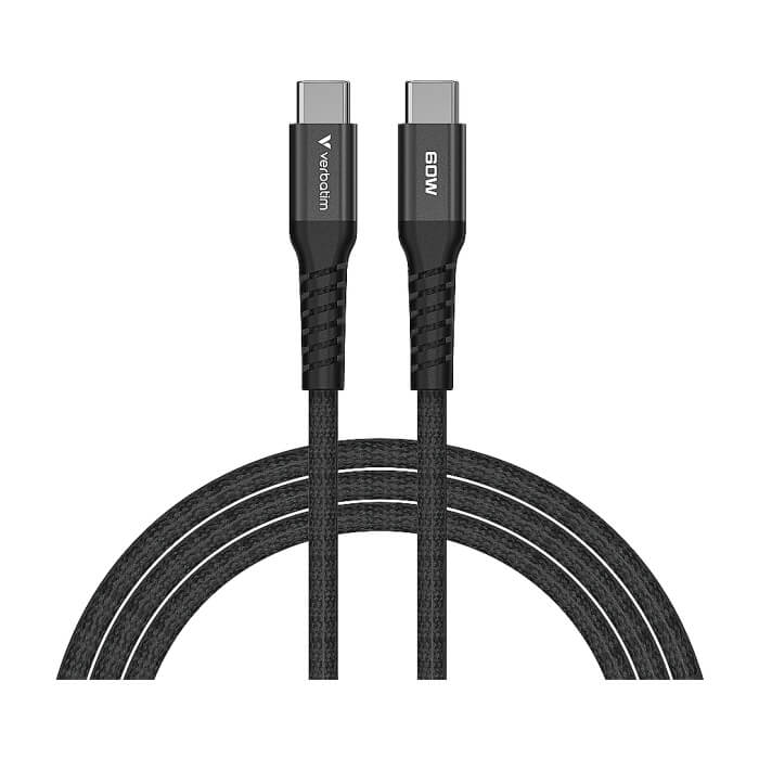 Verbatim Sync & Charge USB-C to USB-C 100W Magnetic 120 cm - Black ID 84959 (тъмнейл - 2)