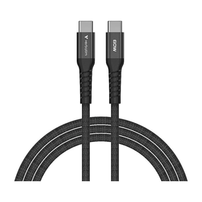 Verbatim Sync & Charge USB-C to USB-C 60W Magnetic 120 cm - Black ID 84965 (тъмнейл - 2)
