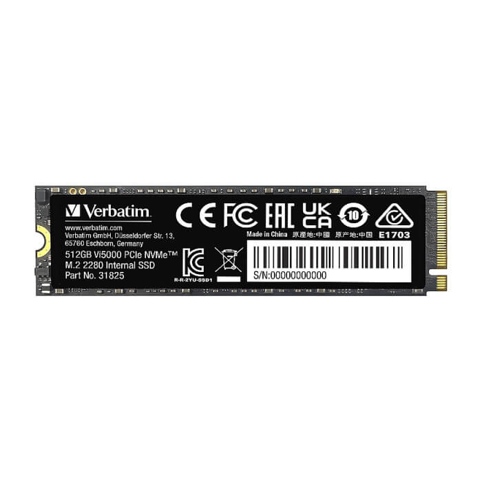 Verbatim Vi5000 Internal PCIe NVMe M.2 SSD 512GB ID 73190 на супер цена